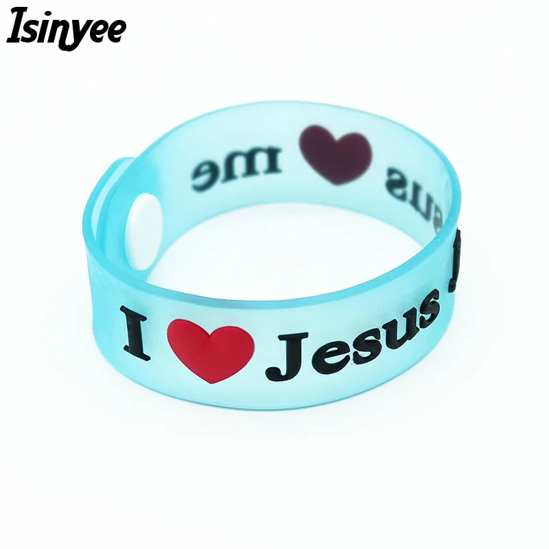 ISINYEE Fashion I Love Jesus Love Me Letter Bracelets For Women Girls Sport Silicone Wrap Bangle & Bracelet Christian Jewelry
ISINYEE Fashion I Love Jesus Love Me Letter Bracelets For Women Girls Sport Silicone Wrap Bangle & Bracelet Christian Jewelry