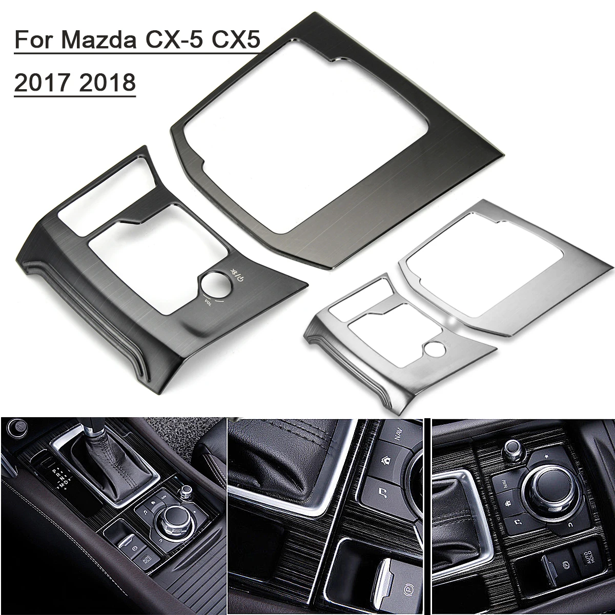 Car Inner Gear Shift Panel Frame Cover Trim Gearbox Stainless Steel Decoration for Mazda CX-5 CX5 2017 2018 AT Car Styling
Car Inner Gear Shift Panel Frame Cover Trim Gearbox Stainless Steel Decoration for Mazda CX-5 CX5 2017 2018 AT Car Styling