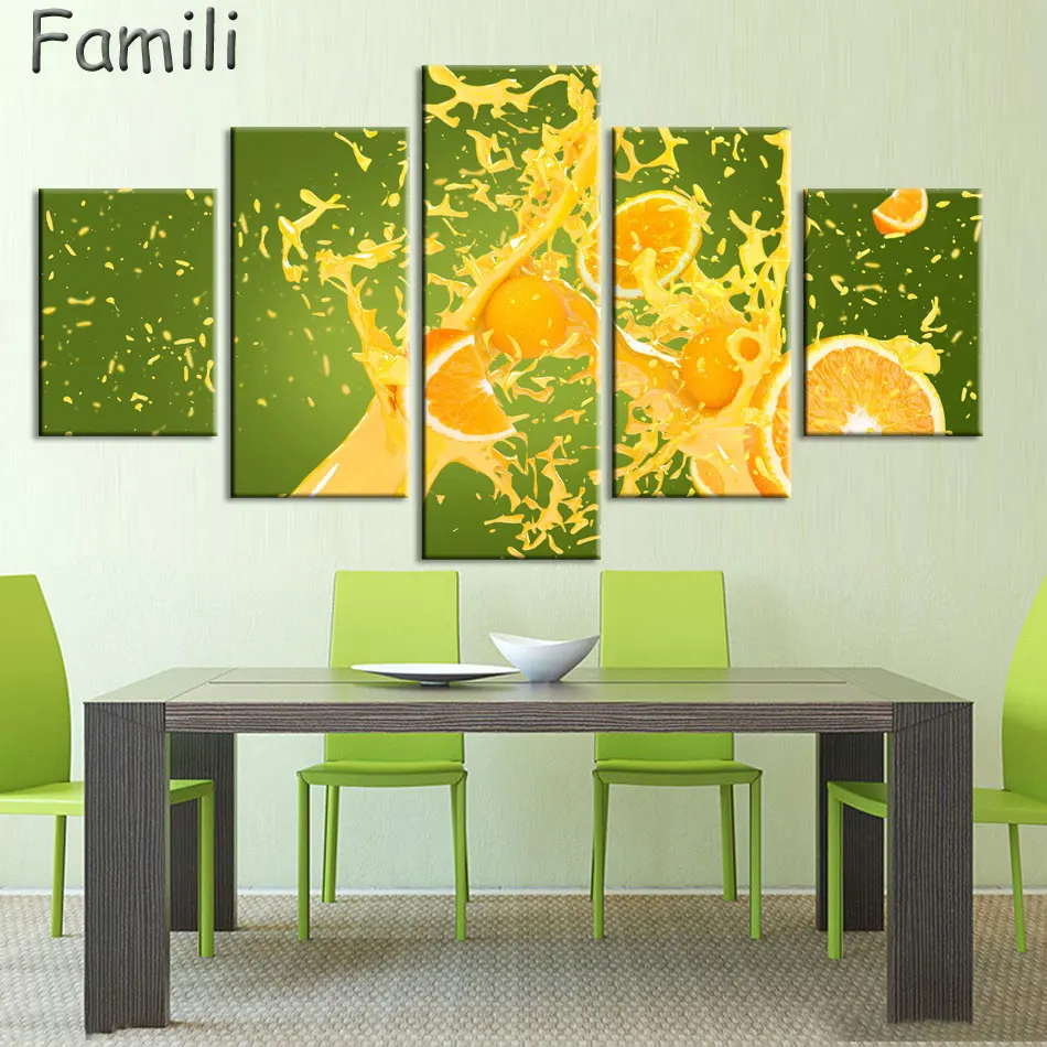 5 Piece Hot Sell Modular Wall Paintings Beautiful Kitchen Fruit Modern Oil Painting on Canvas Pictures For Living Room HD Poster
5 Piece Hot Sell Modular Wall Paintings Beautiful Kitchen Fruit Modern Oil Painting on Canvas Pictures For Living Room HD Poster
