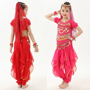 Belly Dance Costume Set Girls Short Sleeve Bollywood Dancing Clothes Children Indian Bellydance Performance Costumes S-L DC1382
Belly Dance Costume Set Girls Short Sleeve Bollywood Dancing Clothes Children Indian Bellydance Performance Costumes S-L DC1382