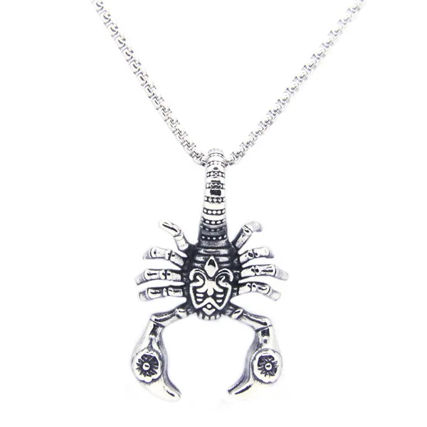 100% Personal Design Scorpion Pendant 316 Stainless Steel Fashion New Cool Man Scorpion Pendant Necklace
100% Personal Design Scorpion Pendant 316 Stainless Steel Fashion New Cool Man Scorpion Pendant Necklace