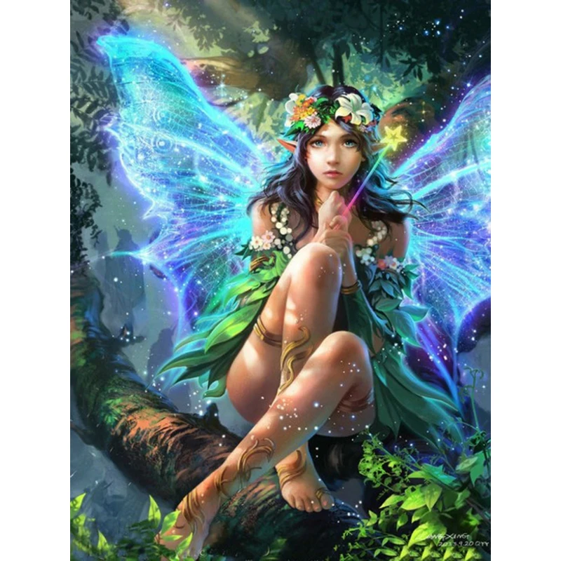Flower Fairy"5D DIY Diamond Painting Cross Stitch round Diamond Embroidery Sale Rhinestones Full Square Mosaic Set cartoon
Flower Fairy"5D DIY Diamond Painting Cross Stitch round Diamond Embroidery Sale Rhinestones Full Square Mosaic Set cartoon