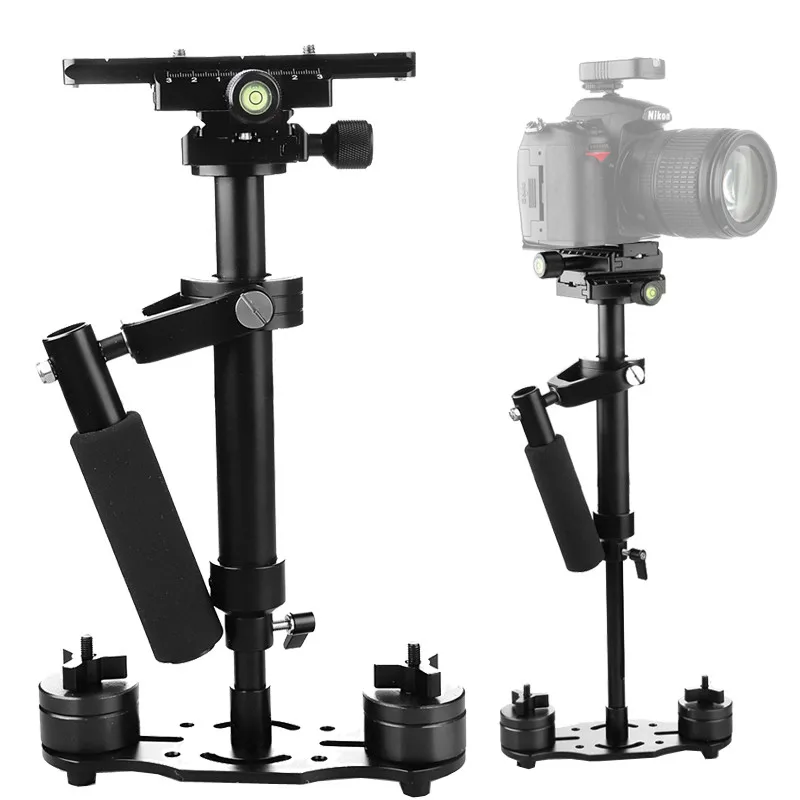 S40+ 0.4M 40CM Aluminum Alloy Handheld Steadycam Stabilizer for Steadicam for Canon Nikon AEE DSLR Video Camera
S40+ 0.4M 40CM Aluminum Alloy Handheld Steadycam Stabilizer for Steadicam for Canon Nikon AEE DSLR Video Camera
