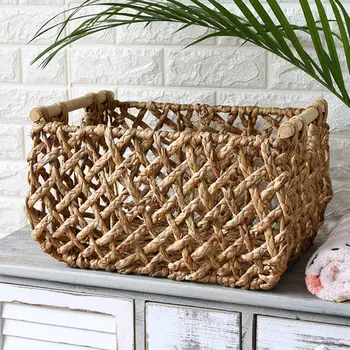 Straw hollowed out storage basket Book storage toy dirty clothes storage basket Storage box
Straw hollowed out storage basket Book storage toy dirty clothes storage basket Storage box