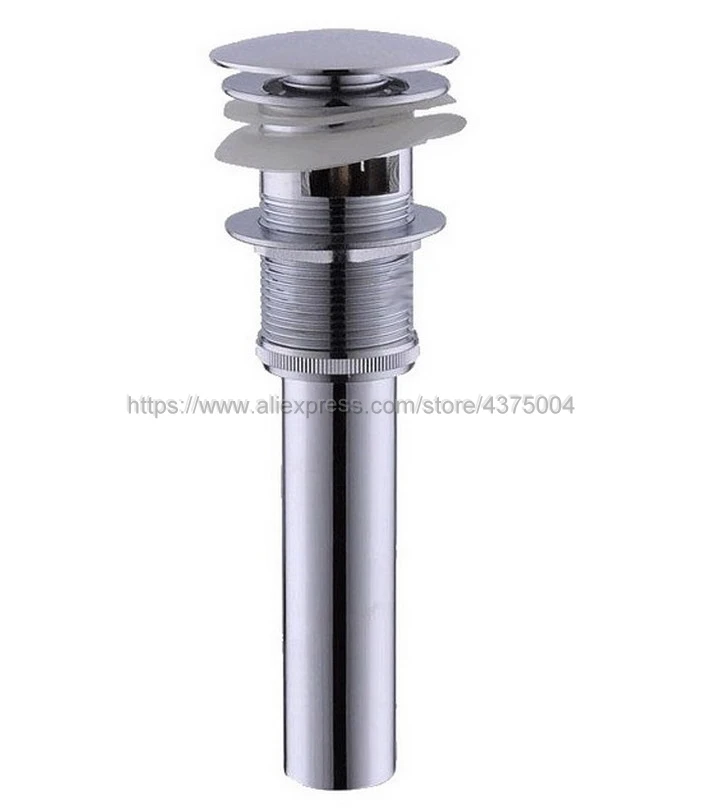 Polished Chrome Bathroom Lavatory Sink Pop Up Drain Brass Vanity Vessel Sink Drain With Overflow Nsd010 
Polished Chrome Bathroom Lavatory Sink Pop Up Drain Brass Vanity Vessel Sink Drain With Overflow Nsd010