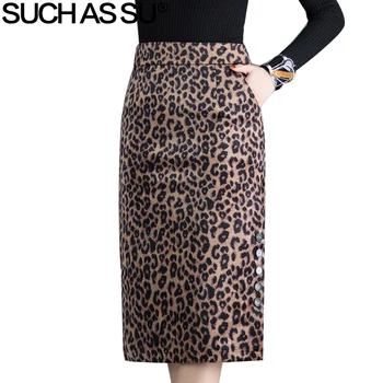 Brand New 2019 Spring Suede Skirt Womens Slim Mid Long High Waist Button Wrap Leopard Skirt S-3XL Size Female Print Pencil Skirt
Brand New 2019 Spring Suede Skirt Womens Slim Mid Long High Waist Button Wrap Leopard Skirt S-3XL Size Female Print Pencil Skirt