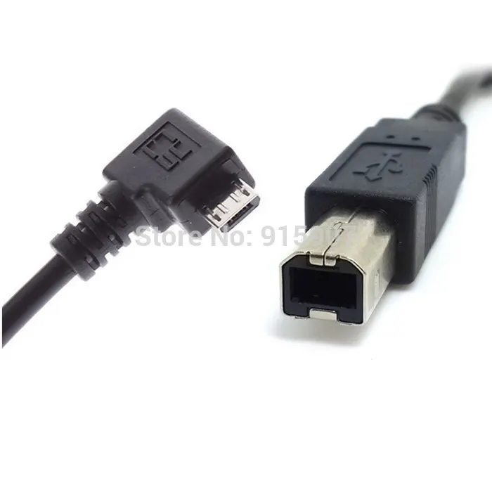 CYDZ 30cm Right Angled 90 Degree Micro USB OTG to Standard B Type Printer Scanner Hard Disk Cable
CYDZ 30cm Right Angled 90 Degree Micro USB OTG to Standard B Type Printer Scanner Hard Disk Cable