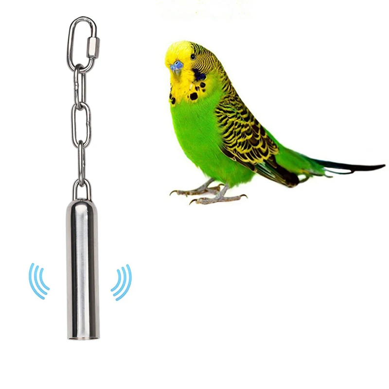 Image Pet Toys Hanging Bell Bird Parrot Cage Bite Toy Cockatiel  Parakeet Squirrel Pigeon Swing Stand Toys Size S