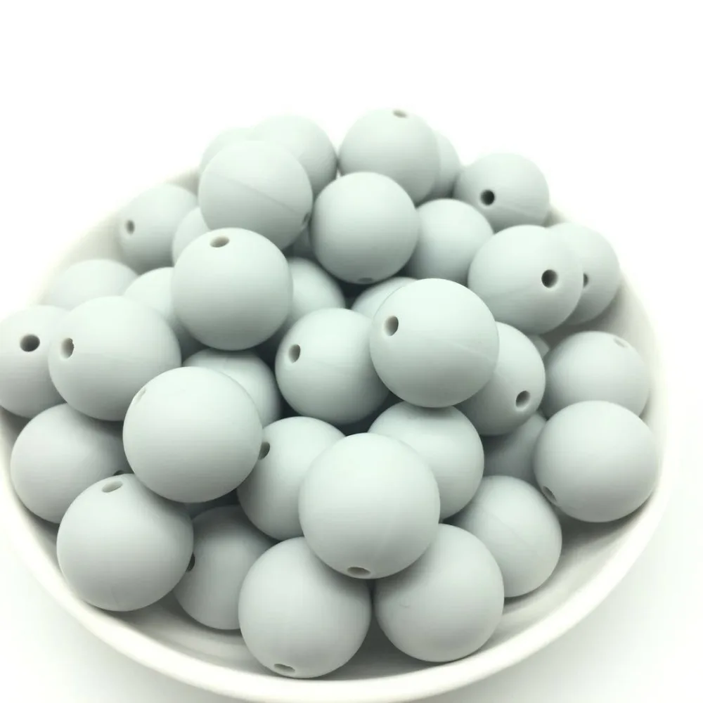 10 PCS Glacier Gray Silicone Round 12-15 MM Loose Beads,Teething Chewable Light Gray Baby Beads For Making DIY Pendant Toys
10 PCS Glacier Gray Silicone Round 12-15 MM Loose Beads,Teething Chewable Light Gray Baby Beads For Making DIY Pendant Toys