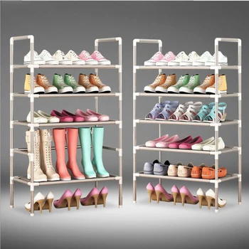 Multi Layer Shoe Rack Storage Organizer Stand Holder Space Saving Nonwovens Steel Pipe Easy to install home Shoe cabinet Shelf
Multi Layer Shoe Rack Storage Organizer Stand Holder Space Saving Nonwovens Steel Pipe Easy to install home Shoe cabinet Shelf