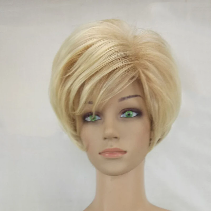 Hairjoy Zhenskij Smeshannyj Korotkij Sloistyj Shag Sinteticheskie Pryamye Volosy Parik 6 Cvetov V Nalichii Besplatnaya Dostavka Volokno Volokna Pariki Volokna Volos Aliexpress
