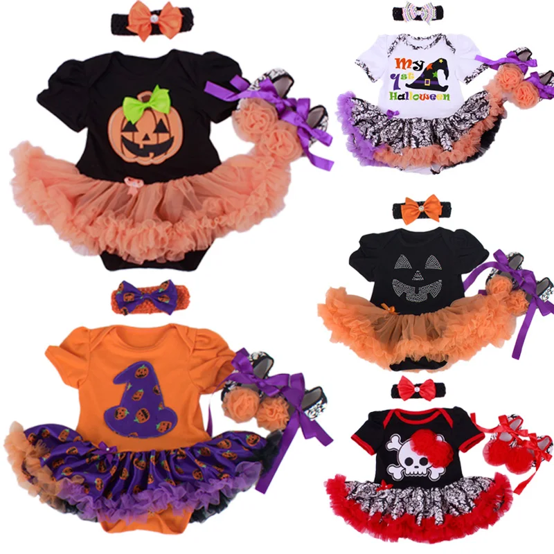 Halloween Baby Girl Clothing Sets Pumpkin Romper Dress Jumpersuit+Headband+Shoes 3pcs Suit Bebe Infant Festival Costumes
Halloween Baby Girl Clothing Sets Pumpkin Romper Dress Jumpersuit+Headband+Shoes 3pcs Suit Bebe Infant Festival Costumes
