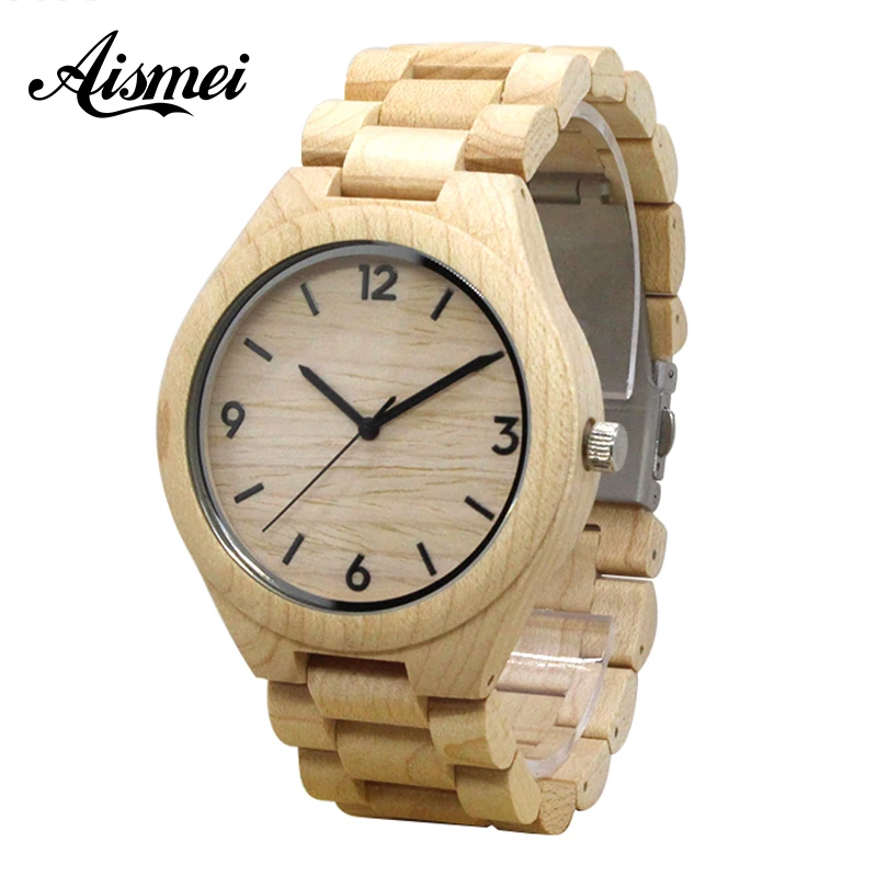 Aismei Mens Gifts Wood Watch Men quartz-watch Japan Movement Bamboo Band Quartz Bamboo Wooden Watches for Male relogio masculino
Aismei Mens Gifts Wood Watch Men quartz-watch Japan Movement Bamboo Band Quartz Bamboo Wooden Watches for Male relogio masculino