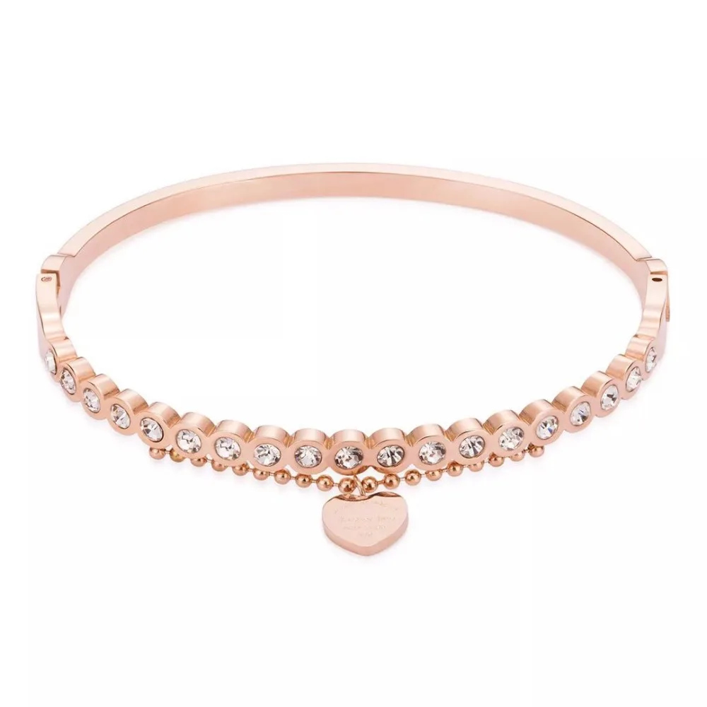 timesbrother Fashionable new style 316L stainless steel plated rose gold bracelet.
timesbrother Fashionable new style 316L stainless steel plated rose gold bracelet.