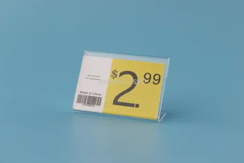 Price talker label holder frame desk sign case acrylic price tag display table card shelf talker desk sign clip 4*6cm T 1.5mm
Price talker label holder frame desk sign case acrylic price tag display table card shelf talker desk sign clip 4*6cm T 1.5mm