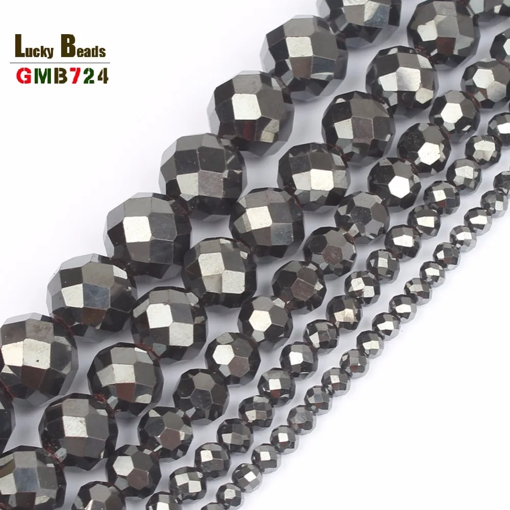 A+ Natural Stone Faceted Black Hematite Faceted Beads For Jewelry Making 15"3/4/6/8/10 mm Diy Bracelet Necklace
A+ Natural Stone Faceted Black Hematite Faceted Beads For Jewelry Making 15"3/4/6/8/10 mm Diy Bracelet Necklace