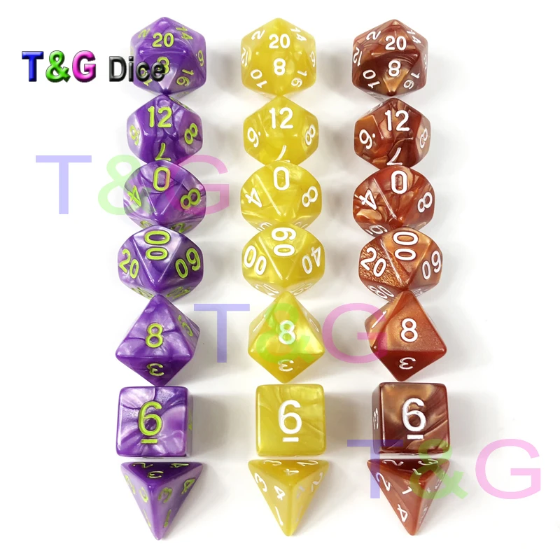 Portable Dice D&D with Marbled Effect D4 D6 D8 D10 D10% D12 D20 3 Colors for Board Game, Game s
Portable Dice D&D with Marbled Effect D4 D6 D8 D10 D10% D12 D20 3 Colors for Board Game, Game s