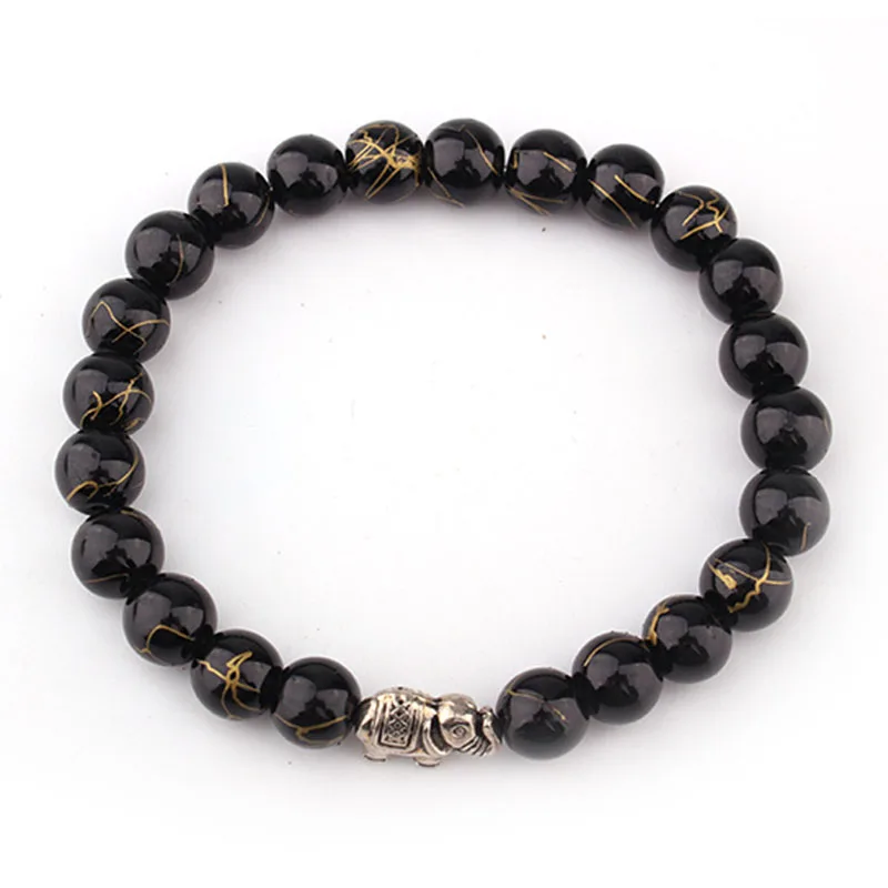 Charms Natural Black Stone Beads Bracelets Bangle Healing Balance Yoga Elephant Allah Bracelet For Men Women Jewelry
Charms Natural Black Stone Beads Bracelets Bangle Healing Balance Yoga Elephant Allah Bracelet For Men Women Jewelry