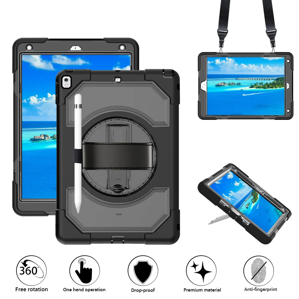 Miesherk Case for iPad Pro 10.5 Air 3 with Leather Shoulder Hand Strap Rugged Cover with 360 Degree Rotating Stand for 10.5 inch
Miesherk Case for iPad Pro 10.5 Air 3 with Leather Shoulder Hand Strap Rugged Cover with 360 Degree Rotating Stand for 10.5 inch