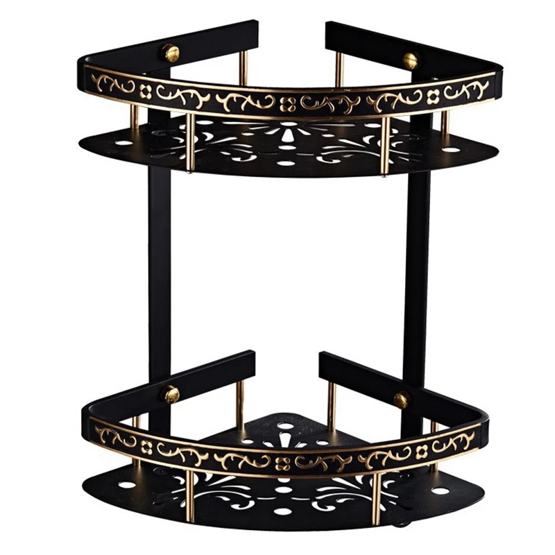 Shelves 2 Layer Antique Metal Shower Corner Shelf Wall Mount Shampoo Shelf Bathroom Accessories
Shelves 2 Layer Antique Metal Shower Corner Shelf Wall Mount Shampoo Shelf Bathroom Accessories
