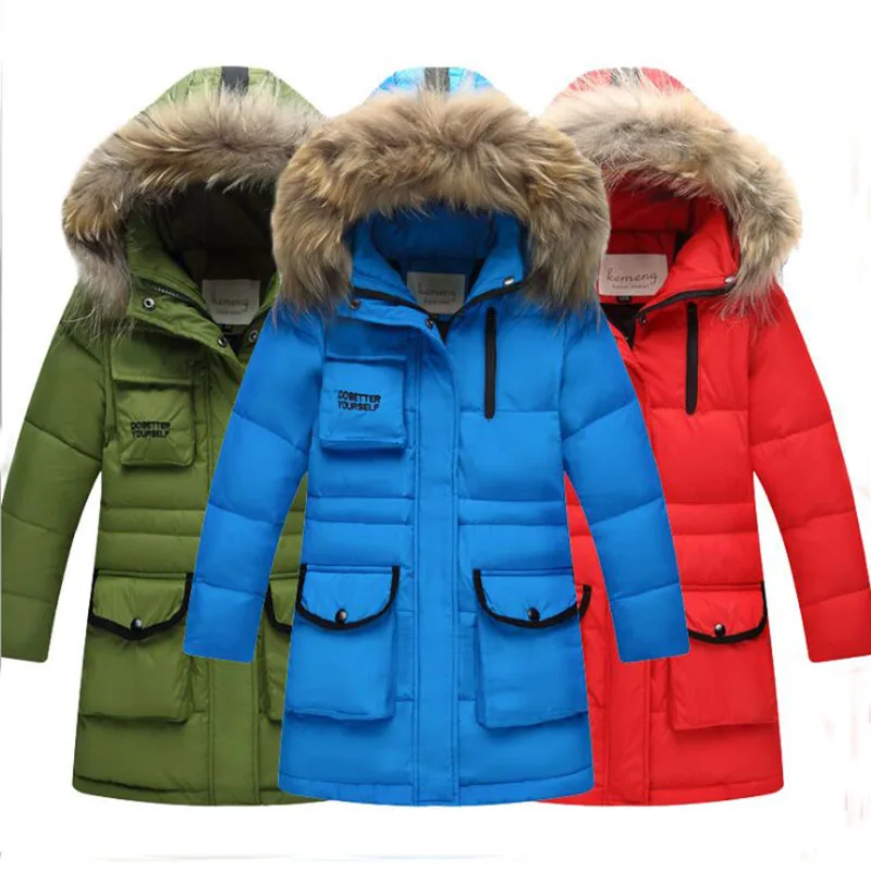 2018 New Children's Down Jacket For Winter Fashion Fur Collar Long Boys Girls Thick Down Coat Children Winter Jackets Size 4-11T
2018 New Children's Down Jacket For Winter Fashion Fur Collar Long Boys Girls Thick Down Coat Children Winter Jackets Size 4-11T