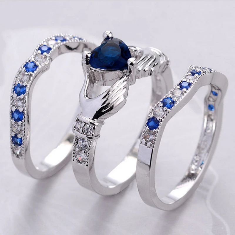 Free shipping! 3 rings Hand to Hold a Heart Vintage Krada Ring Stainless Steel Jewelry Celtic Knot Women wedding Ring
Free shipping! 3 rings Hand to Hold a Heart Vintage Krada Ring Stainless Steel Jewelry Celtic Knot Women wedding Ring