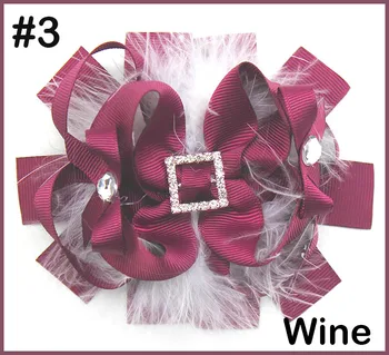 free shipping 30pcs 4.5'' feather hair bows with rhinestone hair clips popular inspired hair bow girl baby hair accessories
free shipping 30pcs 4.5'' feather hair bows with rhinestone hair clips popular inspired hair bow girl baby hair accessories