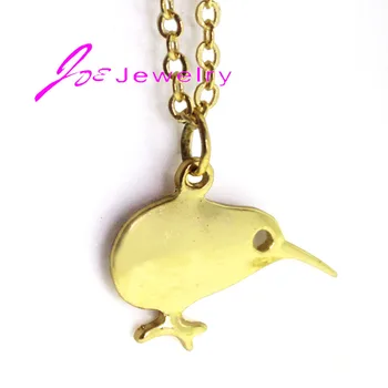 10pcs/lot Tiny Kiwi Bird Pendant Necklaces Gold-color Handmade Animal Jewelry for Animal Lovers 2017
10pcs/lot Tiny Kiwi Bird Pendant Necklaces Gold-color Handmade Animal Jewelry for Animal Lovers 2017