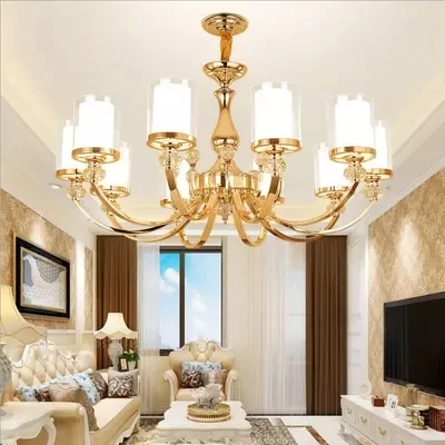 Modern Lustre Crystal Led Chandeliers Lighting Gold Metal Dining Room Led Pendant Chandelier Lights Foyer Hanging Light Fixtures
Modern Lustre Crystal Led Chandeliers Lighting Gold Metal Dining Room Led Pendant Chandelier Lights Foyer Hanging Light Fixtures