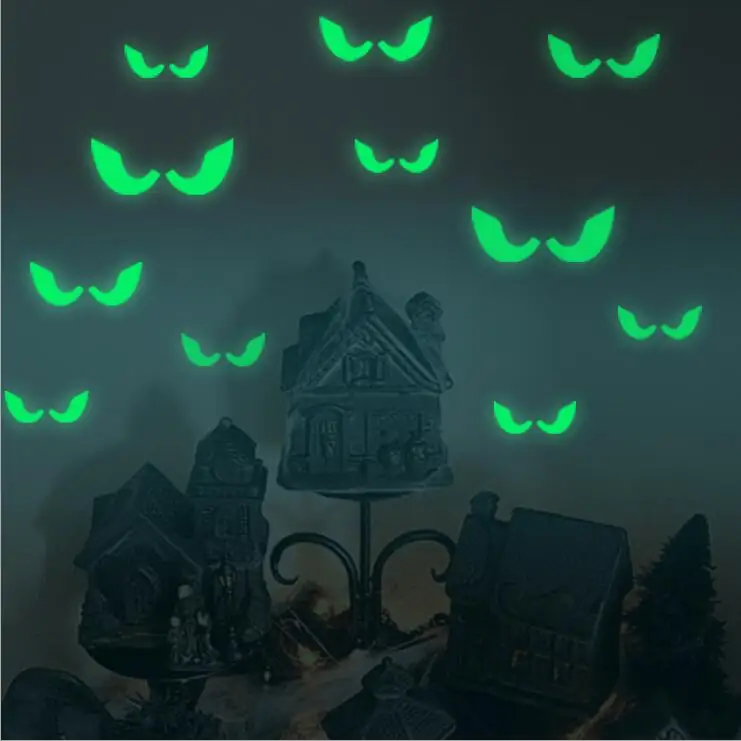 Glowing In The Dark Eyes Witch Wall Glass Sticker Halloween Decoration Decals Luminous Home Ornaments- Green
Glowing In The Dark Eyes Witch Wall Glass Sticker Halloween Decoration Decals Luminous Home Ornaments- Green