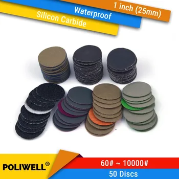 50PCS 1 Inch(25mm) Silicon Carbide Hook&Loop Round Sandpaper Wet/Dry Sanding Discs for Dremel Tools Polishing Accessories
50PCS 1 Inch(25mm) Silicon Carbide Hook&Loop Round Sandpaper Wet/Dry Sanding Discs for Dremel Tools Polishing Accessories