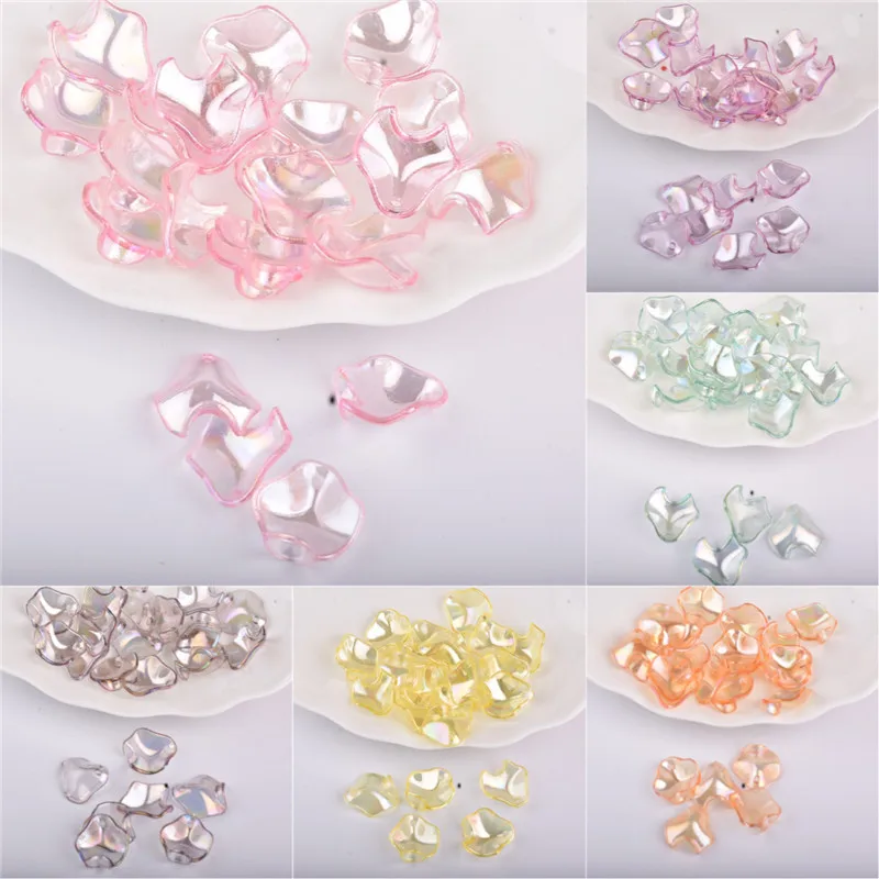 Hot Sale 15mm 20pcs Acrylic Petals Beads ABS Transparent Imitated Pearls Diy For Headwear Earrings Jewelry Design Accessories
Hot Sale 15mm 20pcs Acrylic Petals Beads ABS Transparent Imitated Pearls Diy For Headwear Earrings Jewelry Design Accessories
