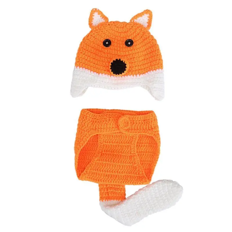 Baby Photo Props Baby Girls Boys Knit Baby Outfits Costume Hat and Pants for 0-6 months baby(Fox)
Baby Photo Props Baby Girls Boys Knit Baby Outfits Costume Hat and Pants for 0-6 months baby(Fox)