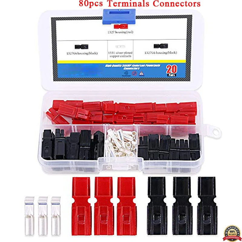 20Pair 30AMP Anderson Powerpole Quick Disconnect Power Terminals Connectors Powerpole Connectors Compatible with Anderson
20Pair 30AMP Anderson Powerpole Quick Disconnect Power Terminals Connectors Powerpole Connectors Compatible with Anderson