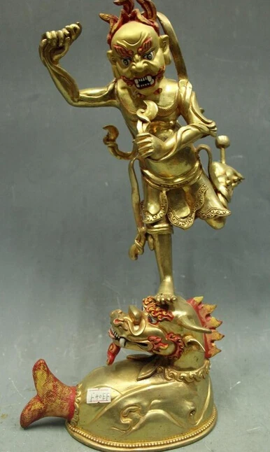 R0720 Details about 14"Tibet Buddhism Temple Purple Bronze 24K Gold Stand Dragon King Buddha Statue
R0720 Details about 14"Tibet Buddhism Temple Purple Bronze 24K Gold Stand Dragon King Buddha Statue