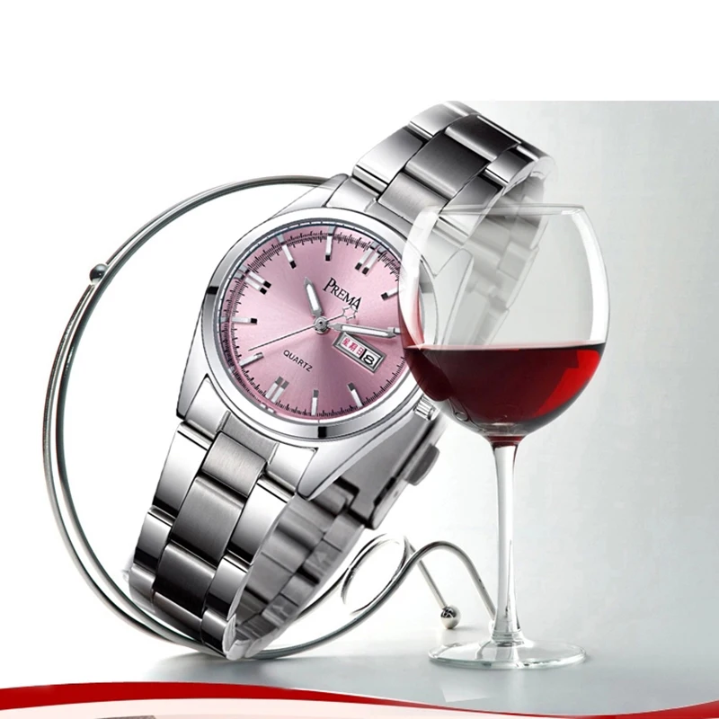 PREMA женские часы 2020 брендовые модные наручные из нержавеющей стали