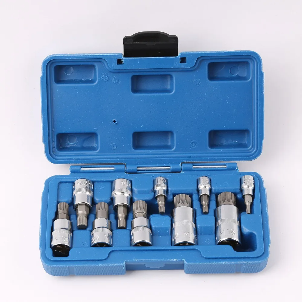 Winmax 10pc XZN 12 Point MM Triple Square Spline Bit Socket Set Tamper Proof New Case WT01T0223
Winmax 10pc XZN 12 Point MM Triple Square Spline Bit Socket Set Tamper Proof New Case WT01T0223
