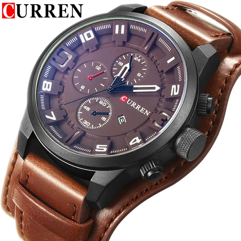 Relogio Masculino CURREN Watch Men Waterproof Calendar Sport Military Male Clock Top Brand Luxury Big Dial Man Wristwatch 8225
Relogio Masculino CURREN Watch Men Waterproof Calendar Sport Military Male Clock Top Brand Luxury Big Dial Man Wristwatch 8225