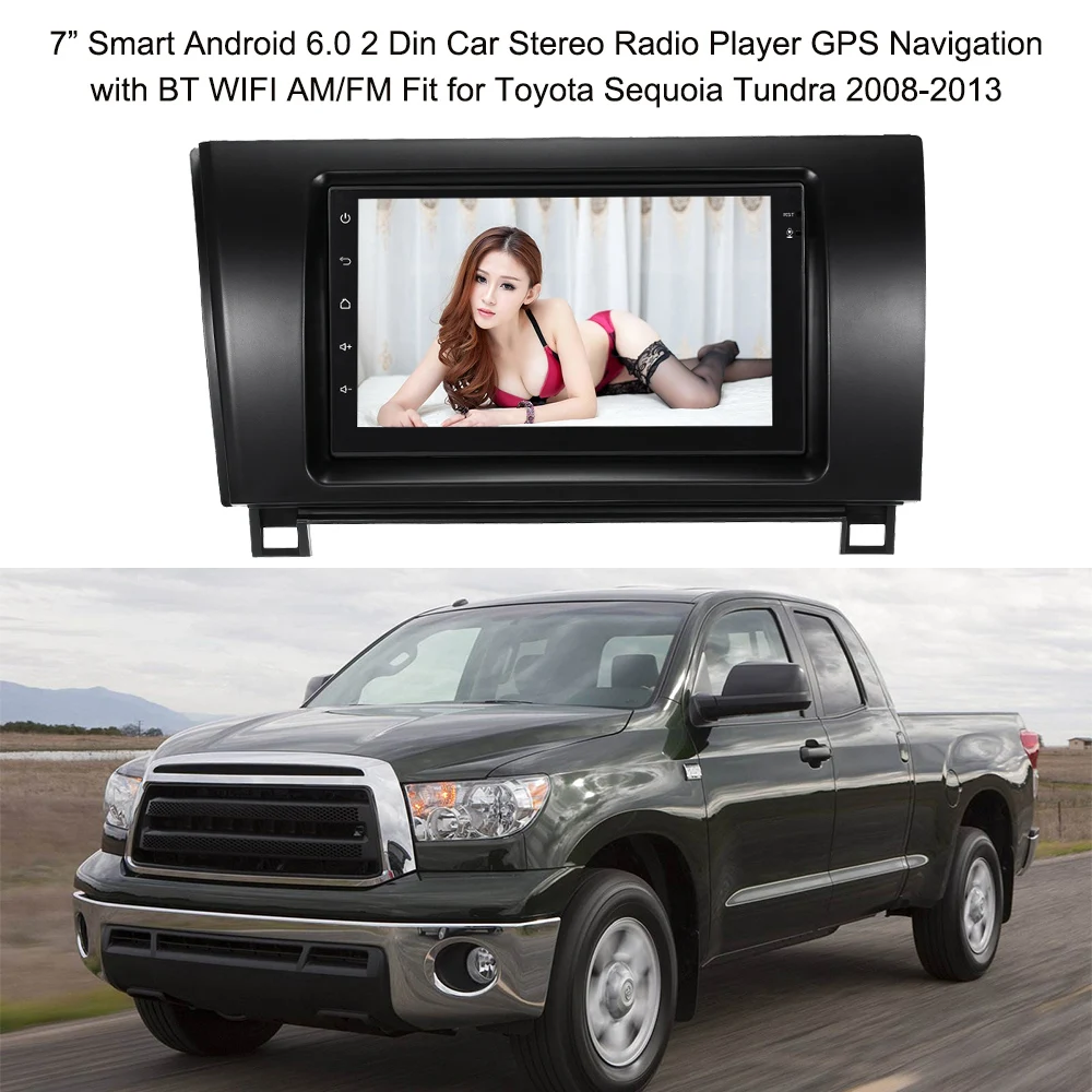 Car radio 7" Touchscreen 2din android autoradio Stereo Receiver rearview mirror Music Player for Toyota Sequoia Tundra 2008-2013
Car radio 7" Touchscreen 2din android autoradio Stereo Receiver rearview mirror Music Player for Toyota Sequoia Tundra 2008-2013