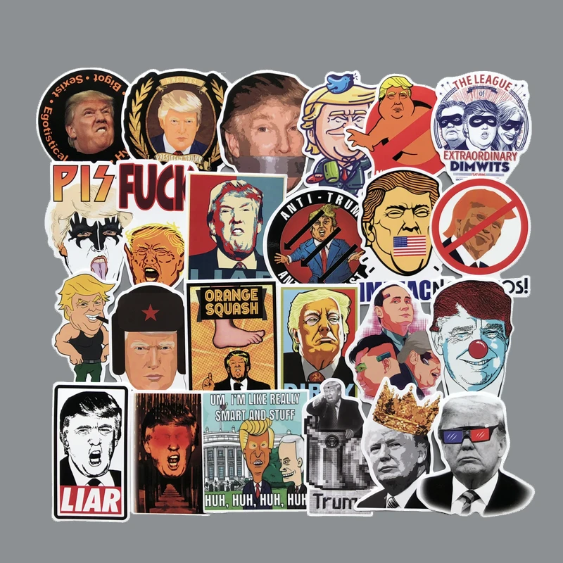 

55Pcs 2020 Donald Trump for President Re-Election Laptop Stickers For Trump Campaign Supporters Four pieces of loading