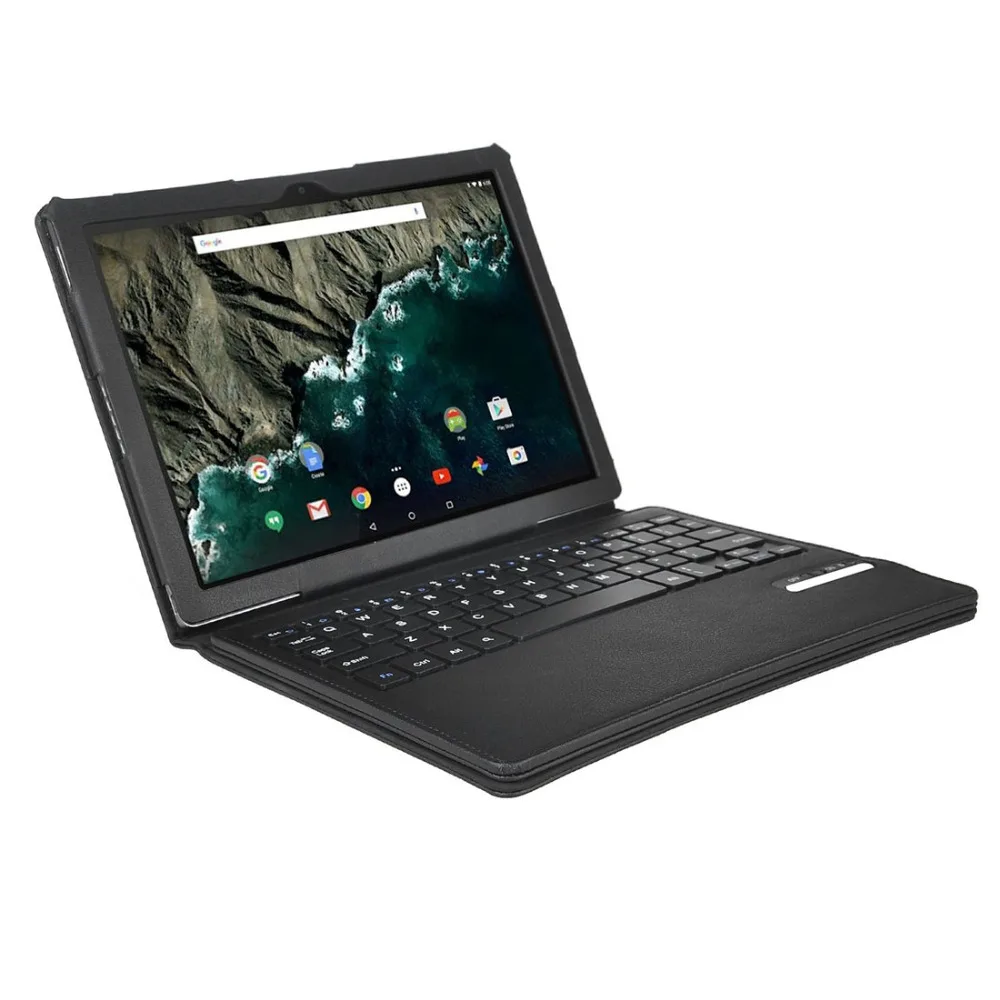 For Google Pixel C 2 in 1 Detachable Bluetooth Keyboard Leather Case