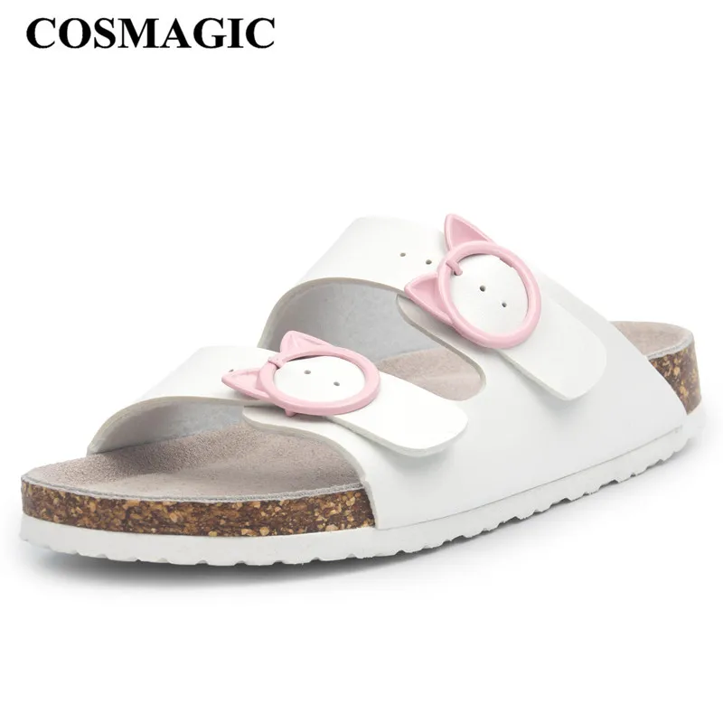 COSMAGIC 2019 New Summer Beach Cork Slippers Casual Double Buckle Clogs Slides Women Slip on Outside Slipper Shoe Plus Size
COSMAGIC 2019 New Summer Beach Cork Slippers Casual Double Buckle Clogs Slides Women Slip on Outside Slipper Shoe Plus Size