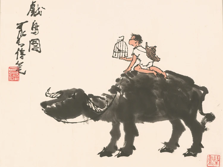 traditional Chinese painting scenery art painting on canvas giant poster vintage art boy on cow playing with bird masterpiece
traditional Chinese painting scenery art painting on canvas giant poster vintage art boy on cow playing with bird masterpiece