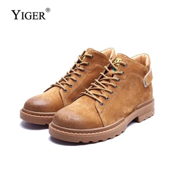 YIGER New Men Martins Boots Winter/Autumn Lace-up Man Casual Shoes Pig Suede Ankle Boots Round Toe Male Tooling Shoes 0173
YIGER New Men Martins Boots Winter/Autumn Lace-up Man Casual Shoes Pig Suede Ankle Boots Round Toe Male Tooling Shoes 0173