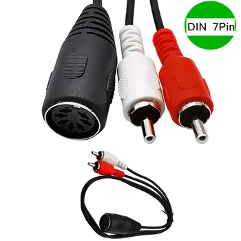 7Pin DIN Female MIDI Cable to 2 Dual RCA Male Plug Audio Cable 0.5M 1M 1.5M 10pcs/lot
7Pin DIN Female MIDI Cable to 2 Dual RCA Male Plug Audio Cable 0.5M 1M 1.5M 10pcs/lot