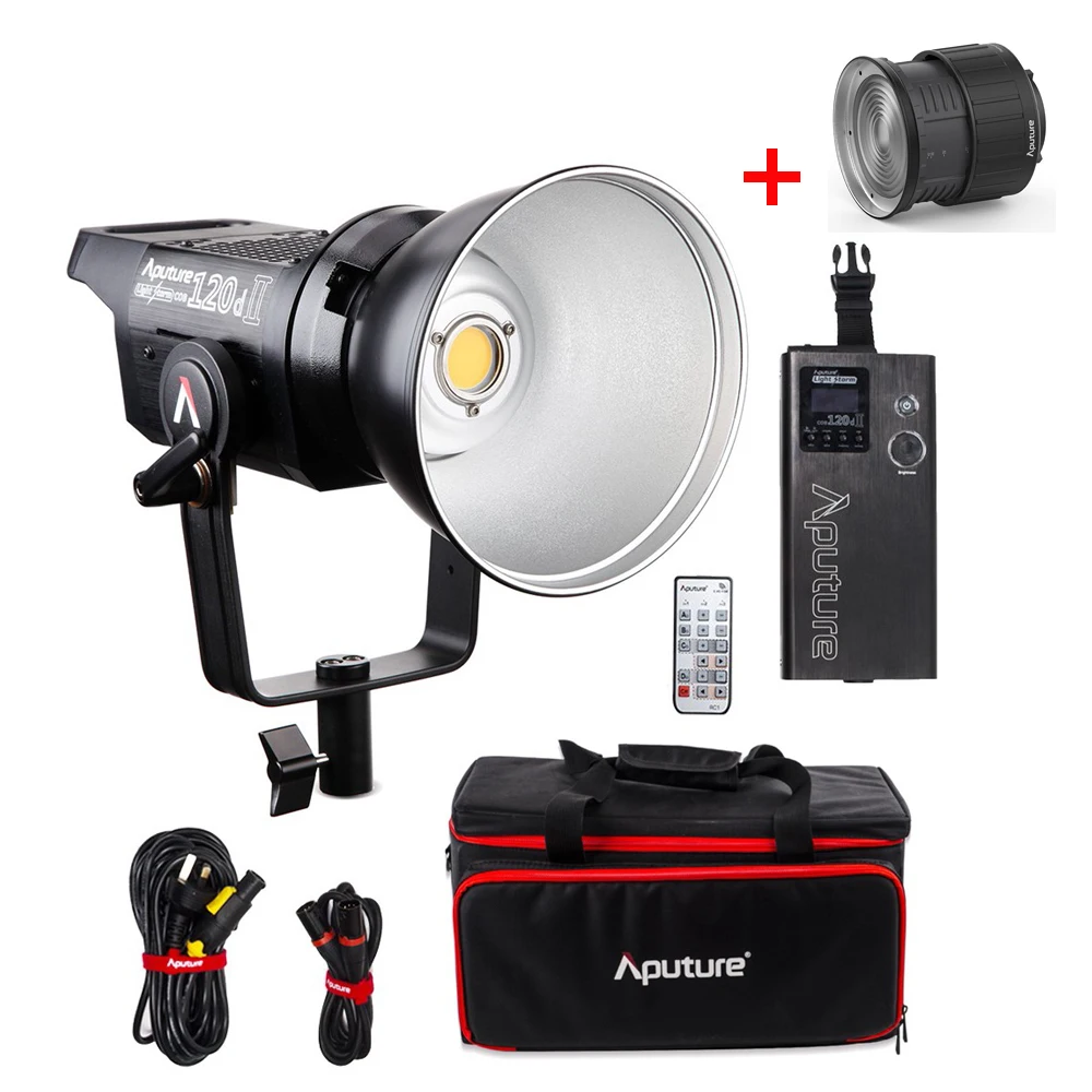 Aputure LS C120d 120D II Daylight 180W LED Continuous V-Mount Video Light,Studio LED Lighting with Aputure Fresnel 2X Lens Mount
Aputure LS C120d 120D II Daylight 180W LED Continuous V-Mount Video Light,Studio LED Lighting with Aputure Fresnel 2X Lens Mount