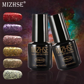 MIZHSE 7ML Gel Nail Polish Set Glitter LED UV Gel Varnish Nail Art Soak Off Sequins Gel Long-lasting Manicure Gel Nail Polish
MIZHSE 7ML Gel Nail Polish Set Glitter LED UV Gel Varnish Nail Art Soak Off Sequins Gel Long-lasting Manicure Gel Nail Polish