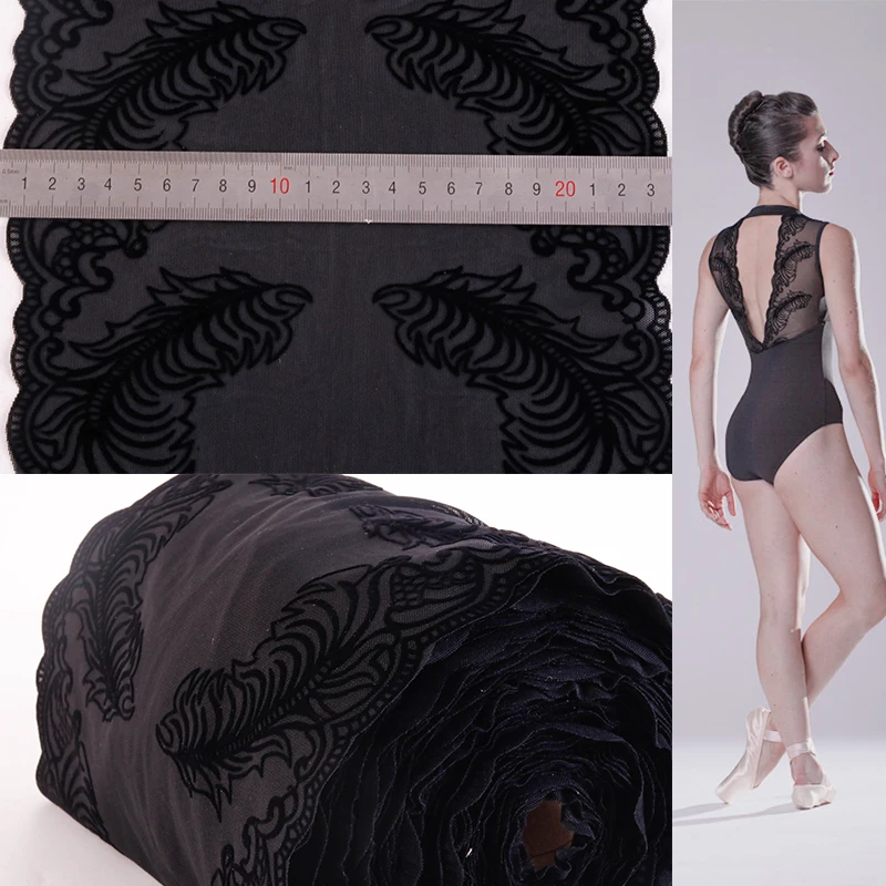 Nylon Spandex 4 way stretch power mesh dance wear flocking fabric for dancing dress
Nylon Spandex 4 way stretch power mesh dance wear flocking fabric for dancing dress