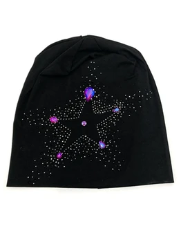 B17958 newest fashion Pentagram crystal beanie,good stretch shimmer purple crystal stone hats,crystal hair accessories for women
B17958 newest fashion Pentagram crystal beanie,good stretch shimmer purple crystal stone hats,crystal hair accessories for women