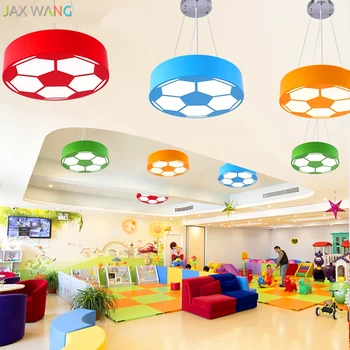 Nordic Modern Pendant Light LED Football Lamps Bedroom Kindergarten Teachers Pendant Lamp Kids Room Decoration Light Fixtures
Nordic Modern Pendant Light LED Football Lamps Bedroom Kindergarten Teachers Pendant Lamp Kids Room Decoration Light Fixtures
